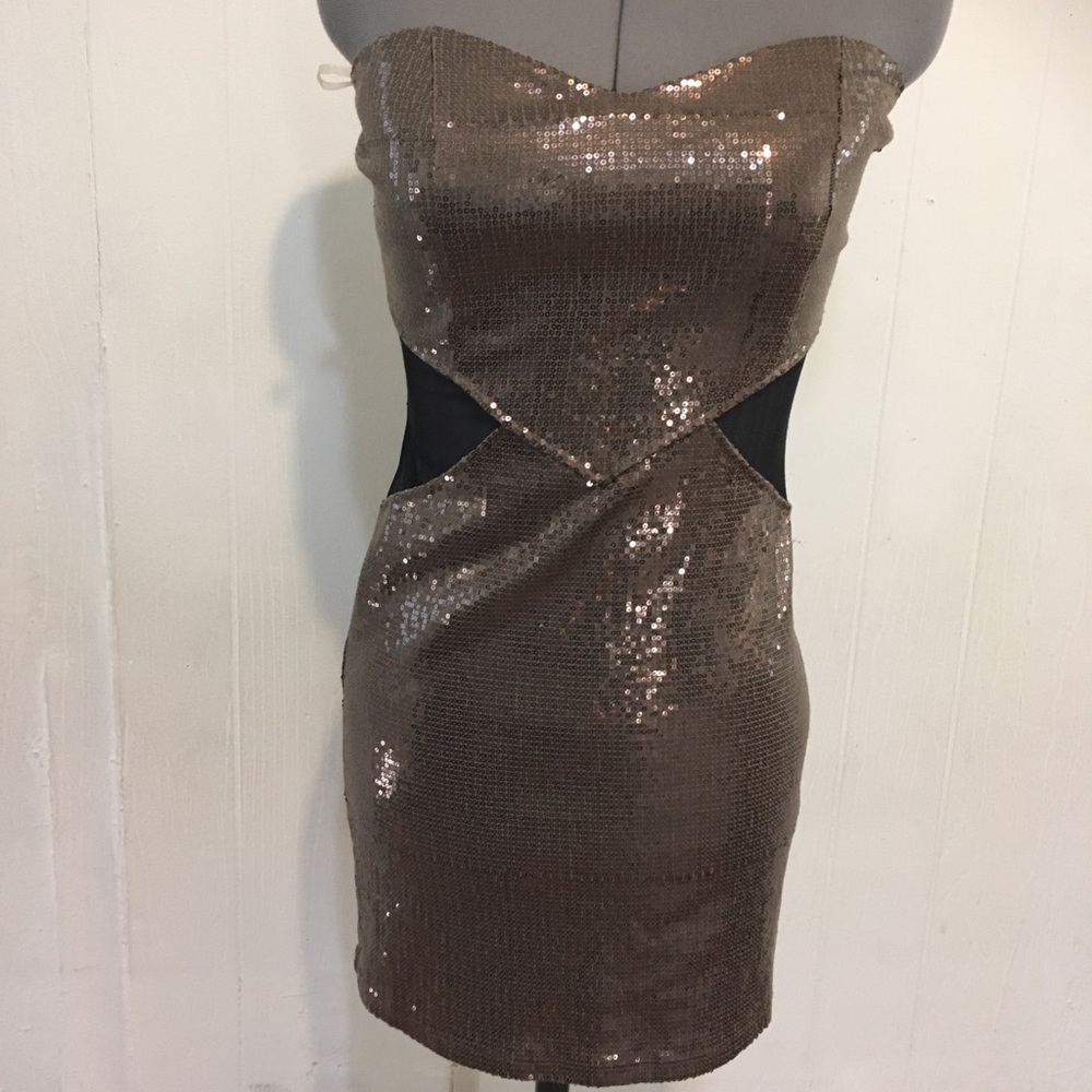 Foreign exchange mini sequins  dress size M